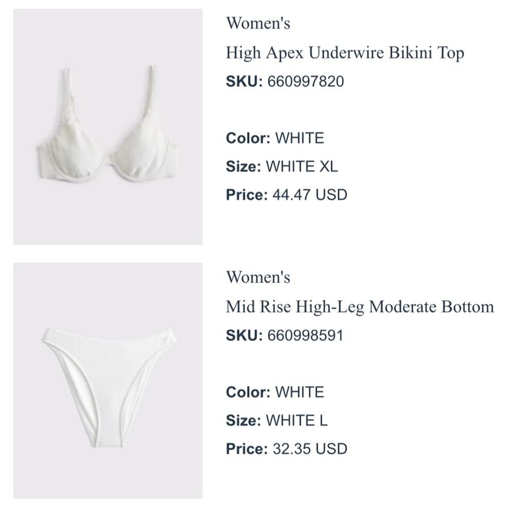Abercrombie bikini